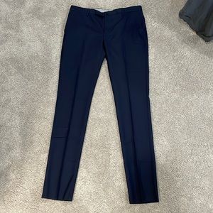 Hackett London Kensington Slim Wool Trousers